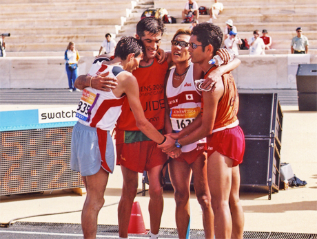 アテネ2004パラリンピックフルマラソンの写真