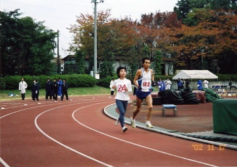 日本体育大学長距離競技会の写真