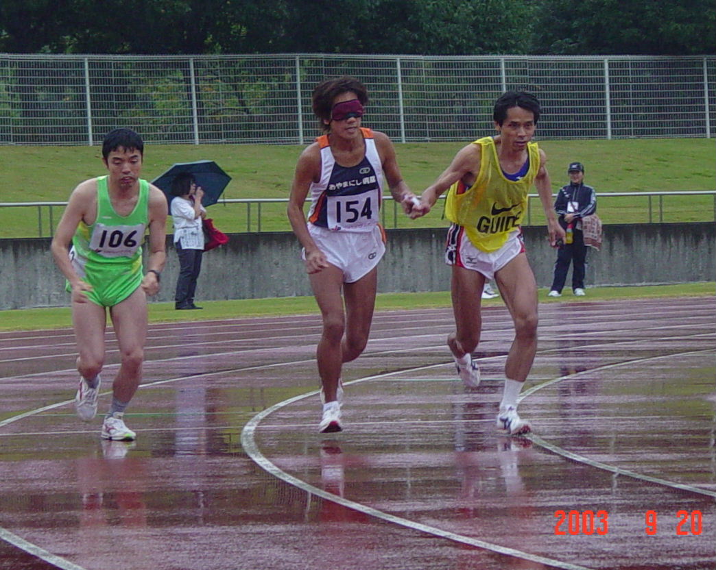2003ジャパンパラリンビック陸上競技大会の写真
