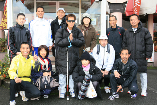 全日本盲人マラソン選手権大会の写真