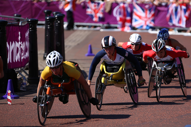 ロンドン2012パラリンピックマラソンの写真115